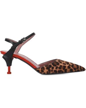 Premiata Animalier Court Shoes - Brown