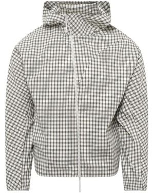Post Archive Faction PAF Runner Asymmetric-Zip Jacket - Grey