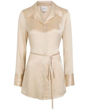 Reformation Blusa A Maniche Lunghe - Neutro