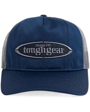 Stussy Tough Gear Trucker Cap - Blue