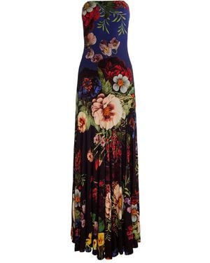Alice + Olivia Augusta Maxi Dress - Blue