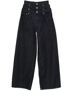 Viktor & Rolf Vaqueros Triples A Capas - Azul