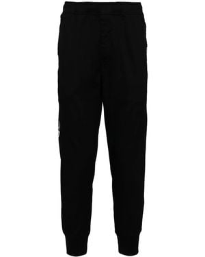 Aape By A Bathing Ape Logo-Patch Chino Trousers - Black