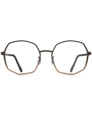 Blackfin Gafas Con Montura Geométrica - Marrón