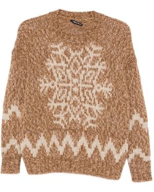 Pennyblack Snowflake-Motif Sweater - Brown
