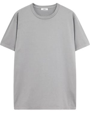Rier Crew-Neck Short-Sleeved T-Shirt - Grey