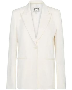Twp Fit Blazer - White