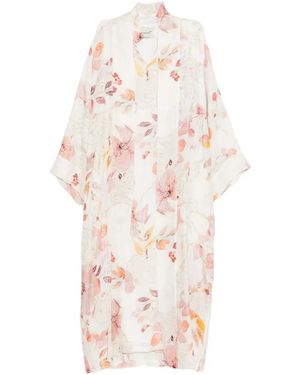 Bambah Kaftan Dress (Set Of Two) - White