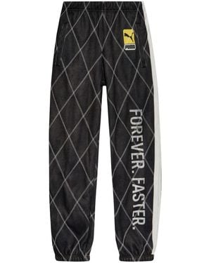 PUMA X A$Ap Rocky Quilted Track Trousers - Black