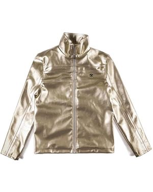 GmbH Jacke in Metallic-Optik - Natur