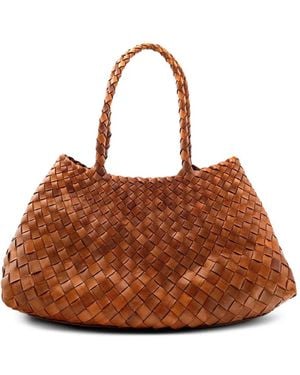 Dragon Diffusion Big Santa Croce Woven Tote Bag - Brown