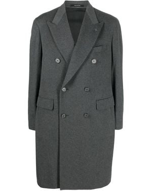 Tagliatore Double-Breasted Coat - Grey
