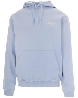 REPRESENT 247 Drawstring Hoodie - Blue