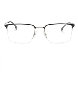 Carrera Brille Mit Eckigem Gestell - Grau