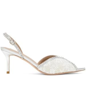 Nicoli Pumps Mit Spitze - Weiß