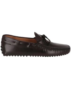 Tod's Gommino Leather Loafers - White