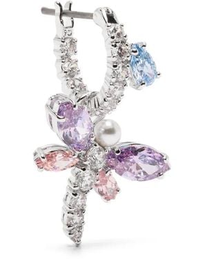 Swarovski X Ariana Grande Hoop-Design Earrings - White