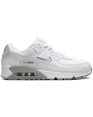 Nike Air Max 90 Lace-Up Trainers - White
