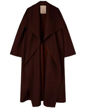 RETORI Shawl-Collar Coat - Red