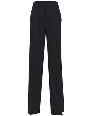 Al Duca d'Aosta Stretch-Cady Tailored Trousers - Black