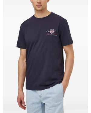 GANT T-Shirt Con Logo - Blu