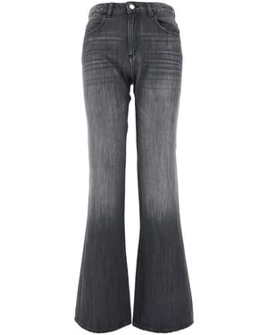 Emporio Armani ロゴパッチ ジーンズ - グレー