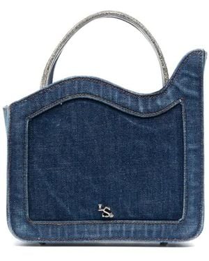 Le Silla Ivy Denim Tote Bag - Blue