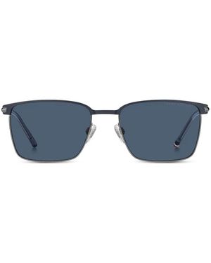 Tommy Hilfiger Logo-Detail Metal Sunglasses - Blue