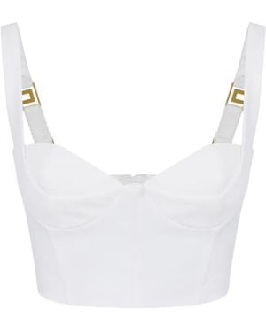 Elisabetta Franchi Technical Fabric Top - White