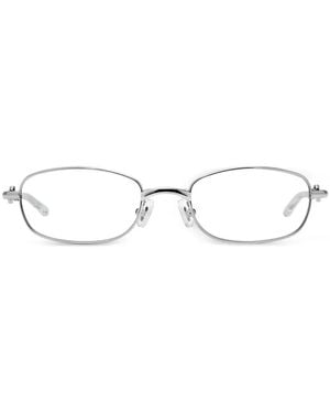 Gentle Monster Lunettes De Vue Mori À Monture Rectangulaire - Blanc