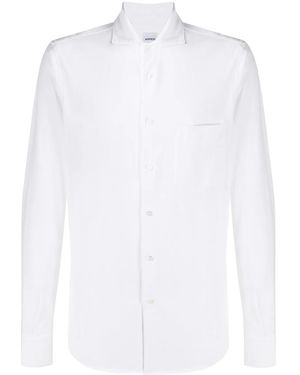Aspesi Cutaway-Collar Pocket Shirt - White