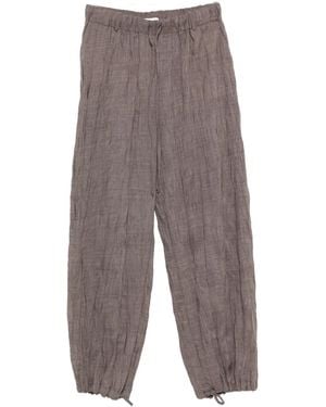 Alysi Drawstring-waist Trousers - グレー