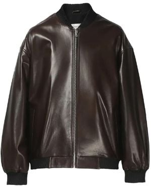 Nour Hammour Marly Bomberjacke Mit Reißverschluss - Schwarz