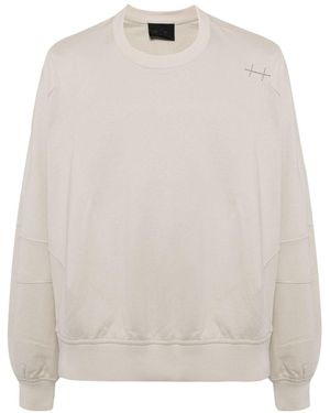 HELIOT EMIL Panelled Cotton Sweatshirt - White