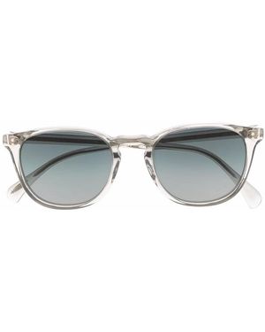 Oliver Peoples Finley Round-Frame Sunglasses - Grey