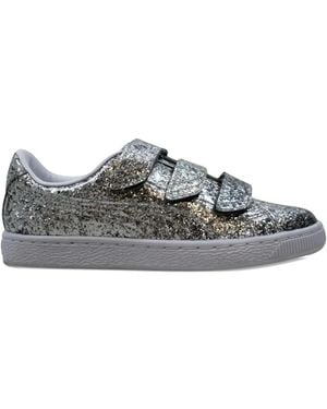 PUMA Basket Starp Glitter Trainers - Grey