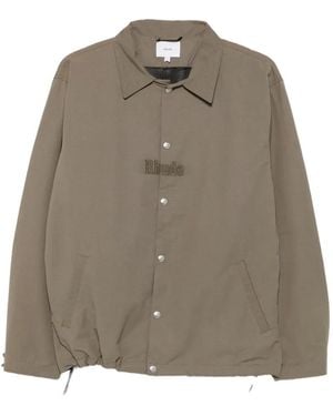 Rhude Logo-Embroidered Overshirt - Brown