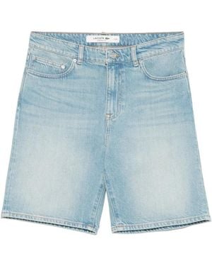 Lacoste Denim Shorts - Blue