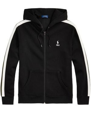 Polo Ralph Lauren Embroidered-Logo Hoodie - Black