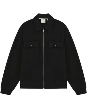 Lyle & Scott Piqué Interlock Jacket - Black