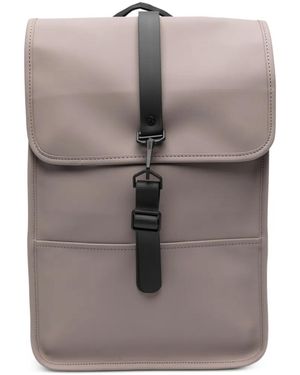 Rains Carabiner-Fastening Foldover-Top Backpack - Gray