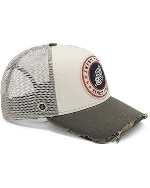 Sweet Pants Home Run Logo-Patch Cap - Gray