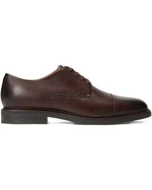 Polo Ralph Lauren Leather Derby Shoes - Brown