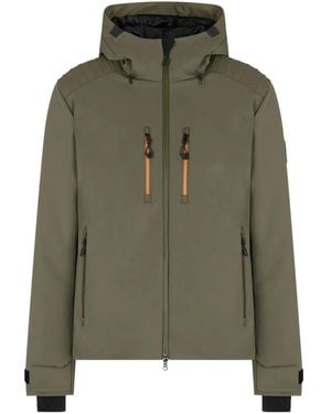 EA7 Gewatteerd Jack Met Capuchon - Groen