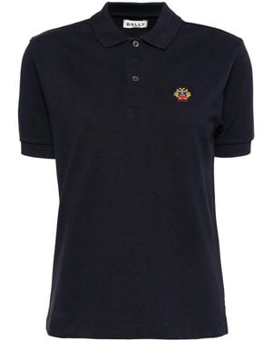 Bally Short-Sleeves Polo Top - Black