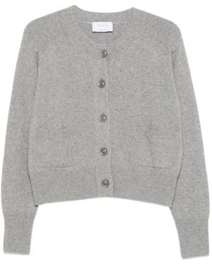 Daniele Fiesoli Cashmere Button-Front Cardigan - Grey