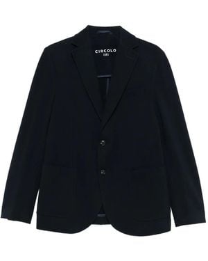 Circolo 1901 Two-Button Patch-Pocket Blazer - Blue
