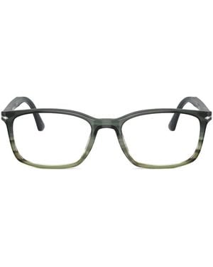 Persol Square-Frame Glasses - Gray