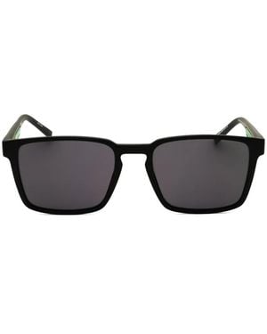 Tommy Hilfiger Lunettes De Soleil À Monture Rectangulaire - Black