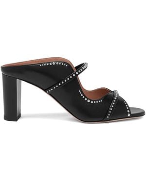 Malone Souliers Norah Mules 70Mm - Schwarz